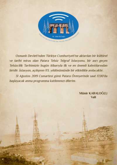 I. Patara Telsiz Telgraf Buluşması